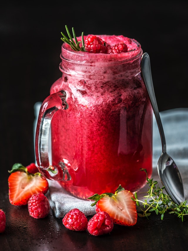 Fresh fruits and vegetables for homemade juice and natural meals
