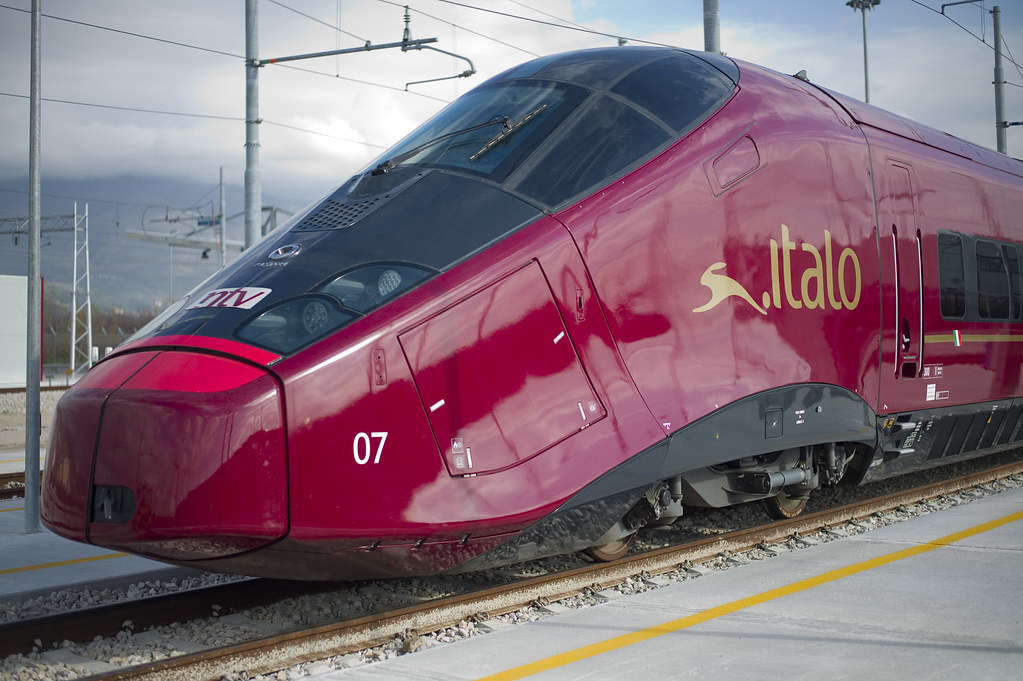 AGV Italo high-speed train in Europe