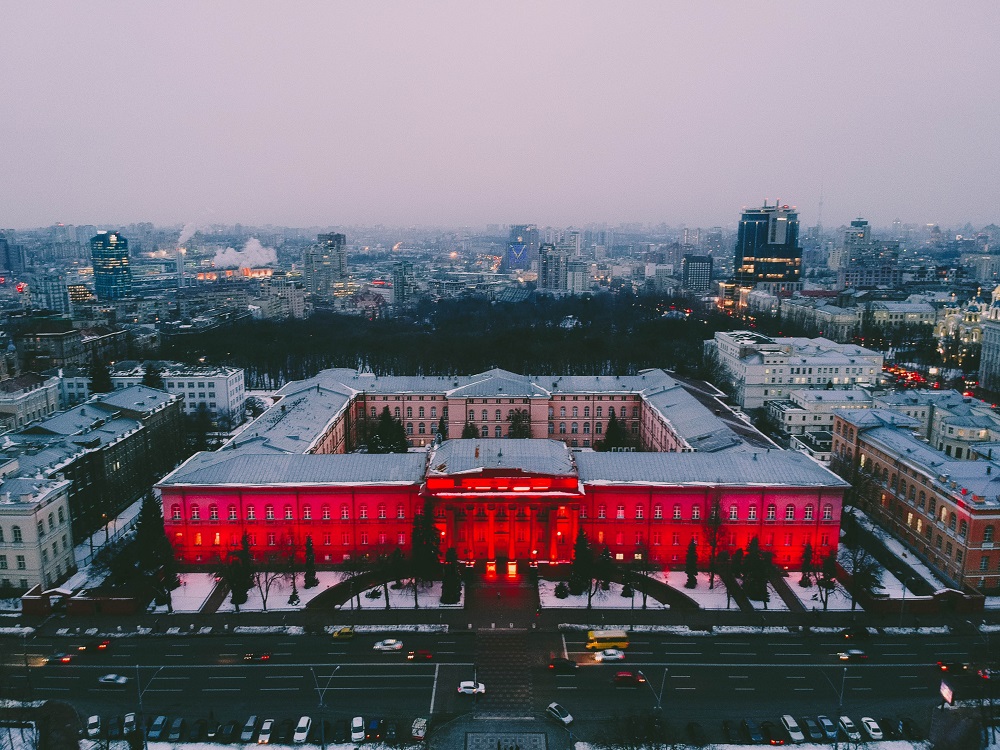 Kyiv Ukraine city travel planning with current safety advice reminder
