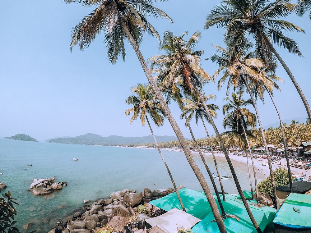 Goa beach in India