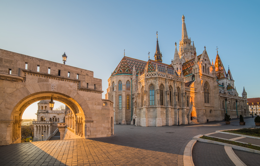 Fisherman’s Bastion in Budapest with city views