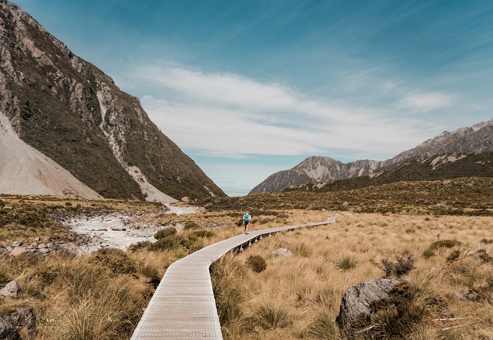 New Zealand solo travel scenery