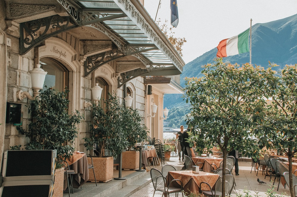 Bellagio, Italy in April