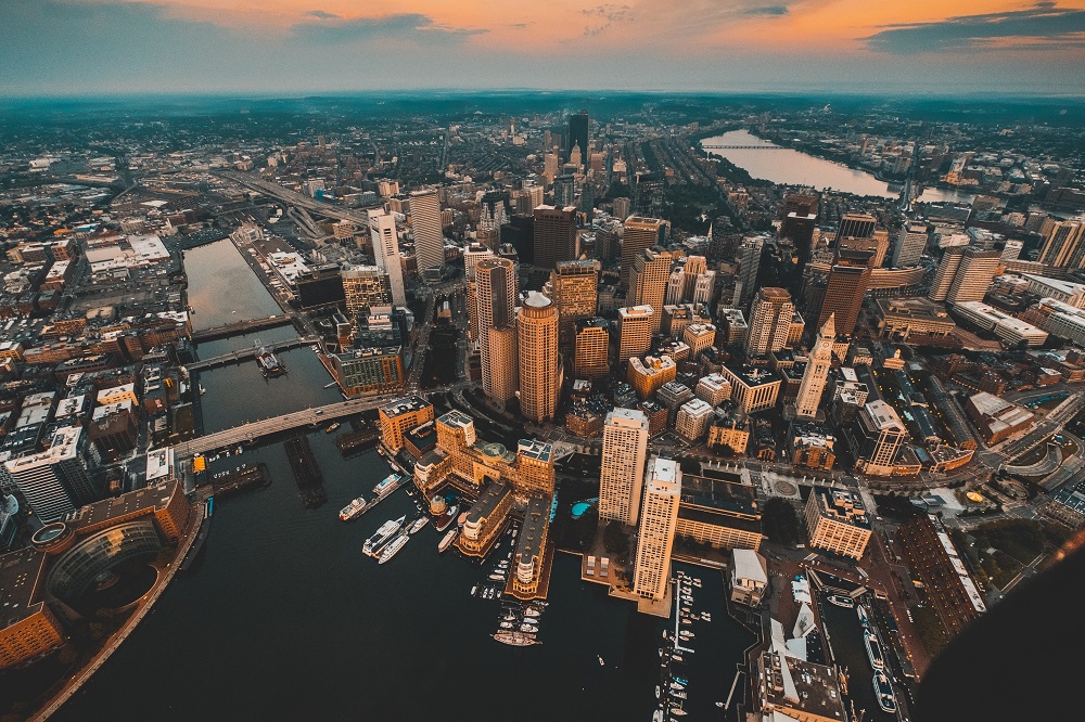 Boston, Massachusetts in April