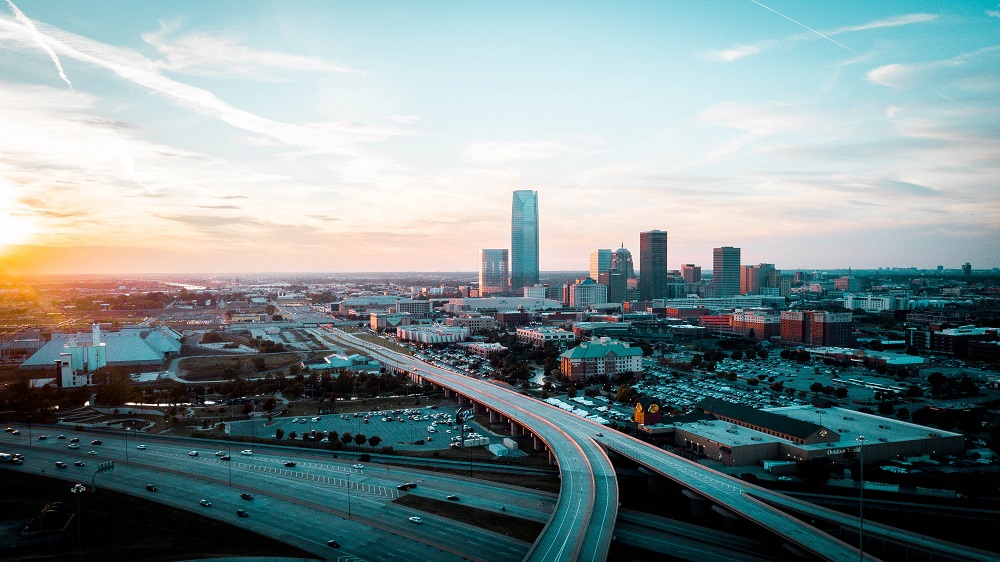 Oklahoma City, Oklahoma in April