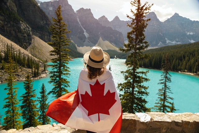 Canada solo female travel scenery