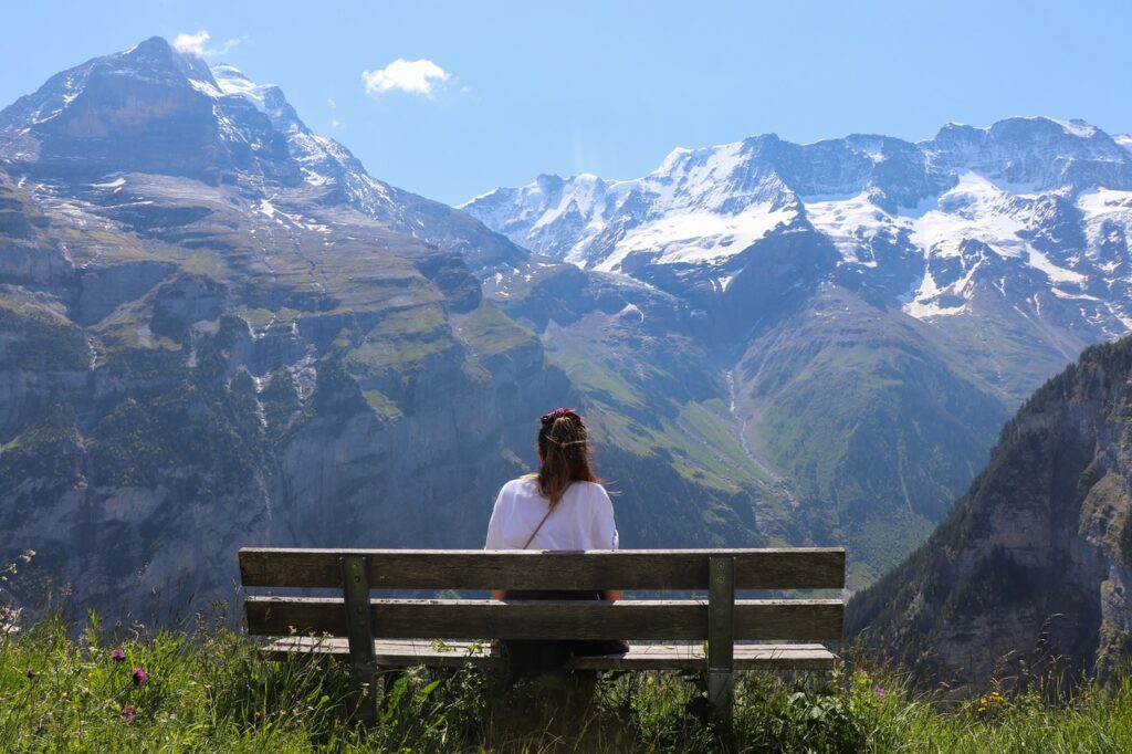 Switzerland mountains for solo female travellers