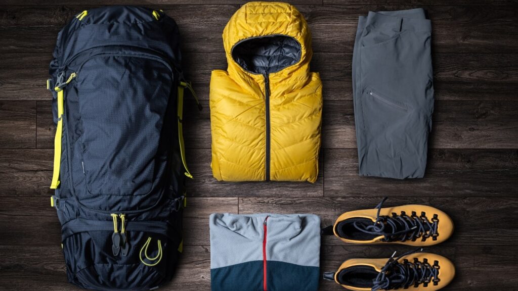 Hiking clothing layers