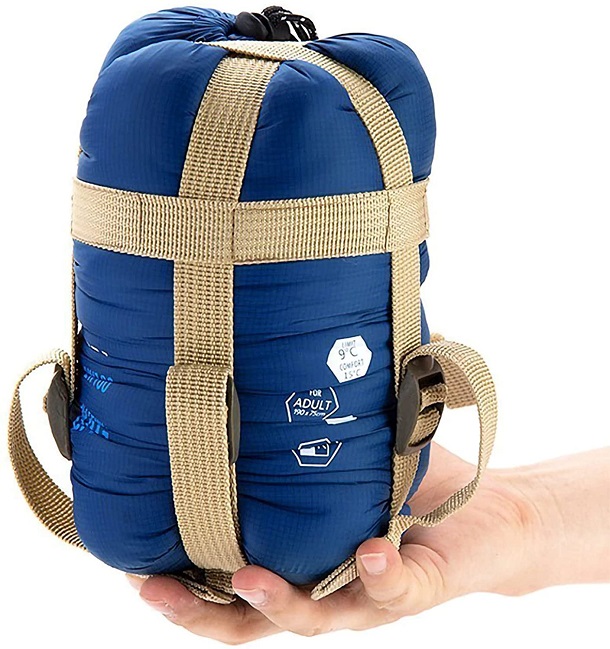 Sleeping bag for hiking and camping