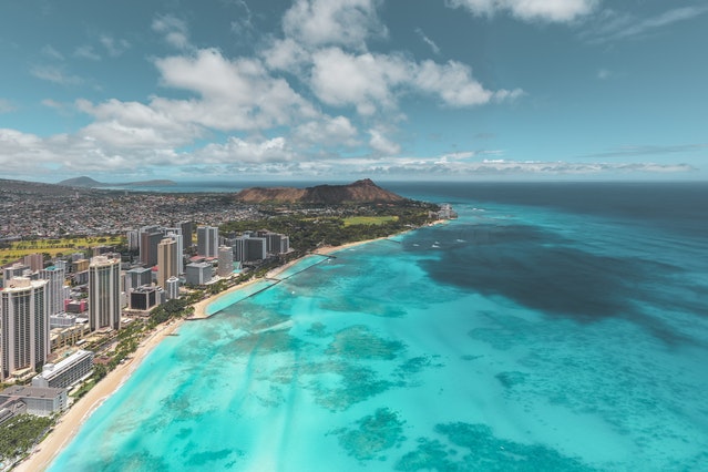 Honolulu, Hawaii warm weather November travel destination