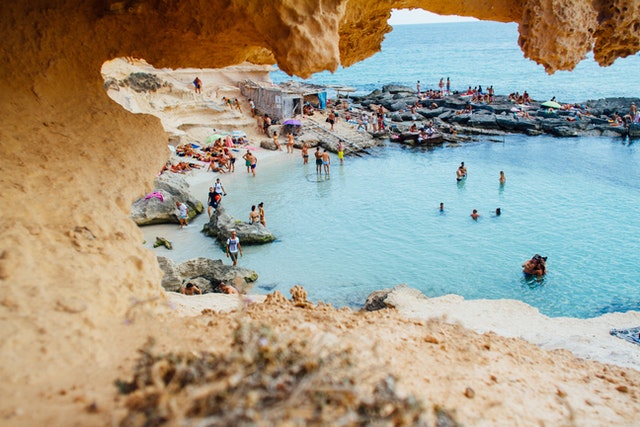 British holidaymakers enjoying a sunny holiday in Spain