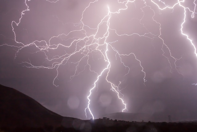 Staying safe in a tent during a storm
