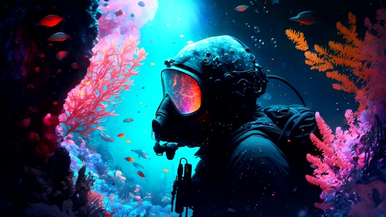 Underwater ambience sounds for restful sleep and relaxation