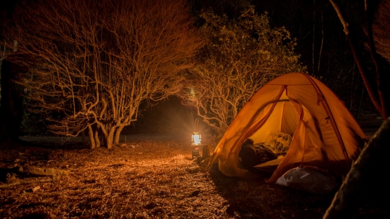 Camping lantern for scouts
