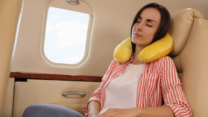 Long flight travel essentials for women