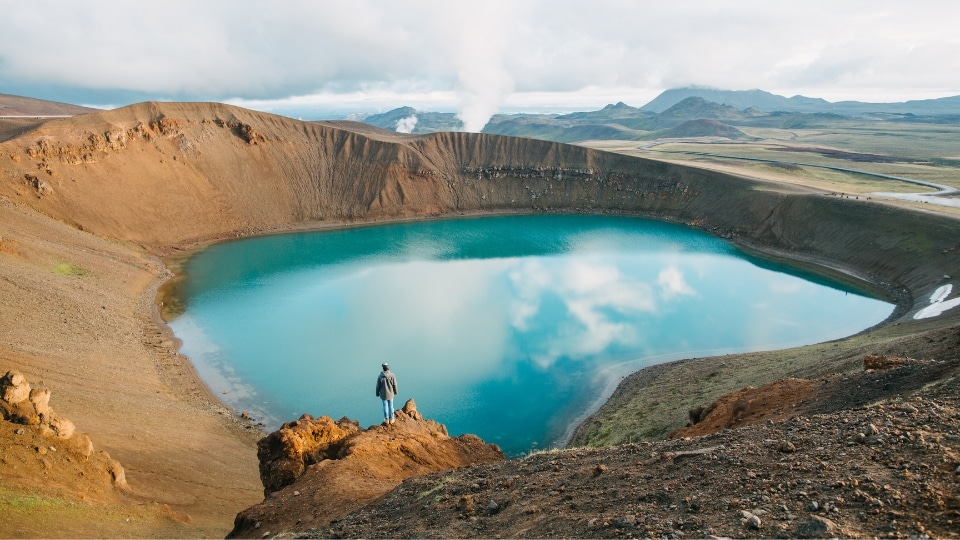 Iceland landscape for solo island travel