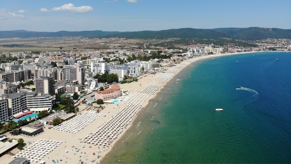 Sunny Beach Bulgaria as a cheap lads beach holiday destination