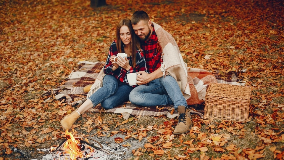 Couple spending quality time together