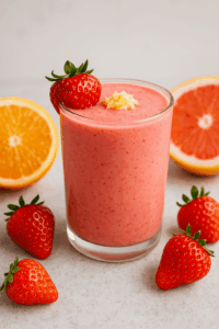 Citrus Strawberry Burst Smoothie