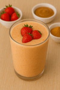 Spicy Strawberry Kick Smoothie