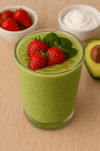 Strawberry Spinach Fusion Smoothie