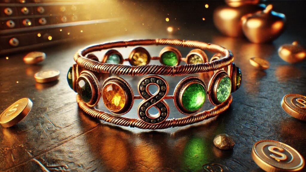Money magnet bracelet design and composition