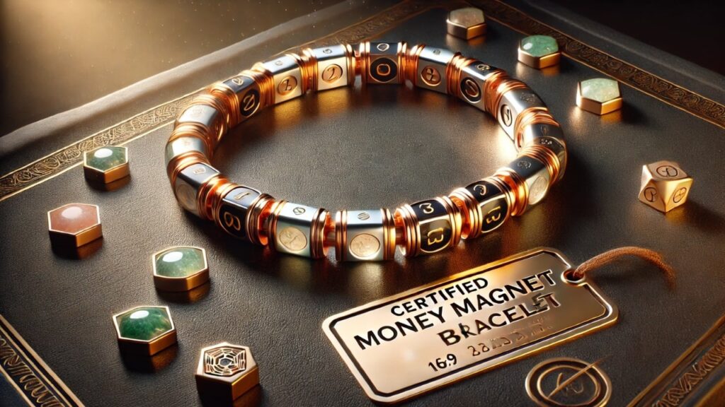 Certified money magnet bracelet materials