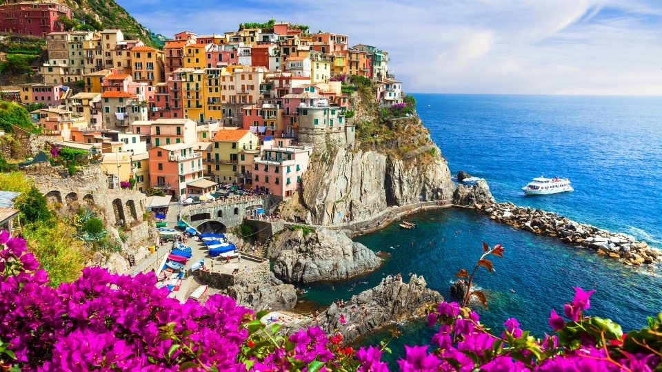 Cinque Terre villages on the Italian coast
