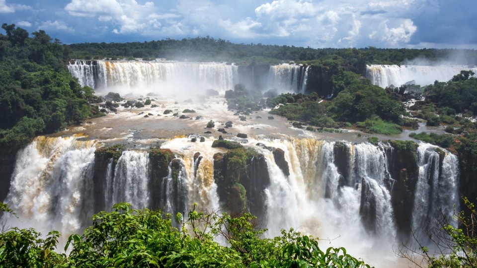 Iguazu Falls in South America