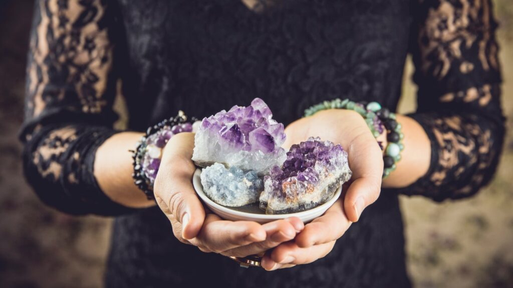 Amethyst crystal for clarity and spiritual manifestation