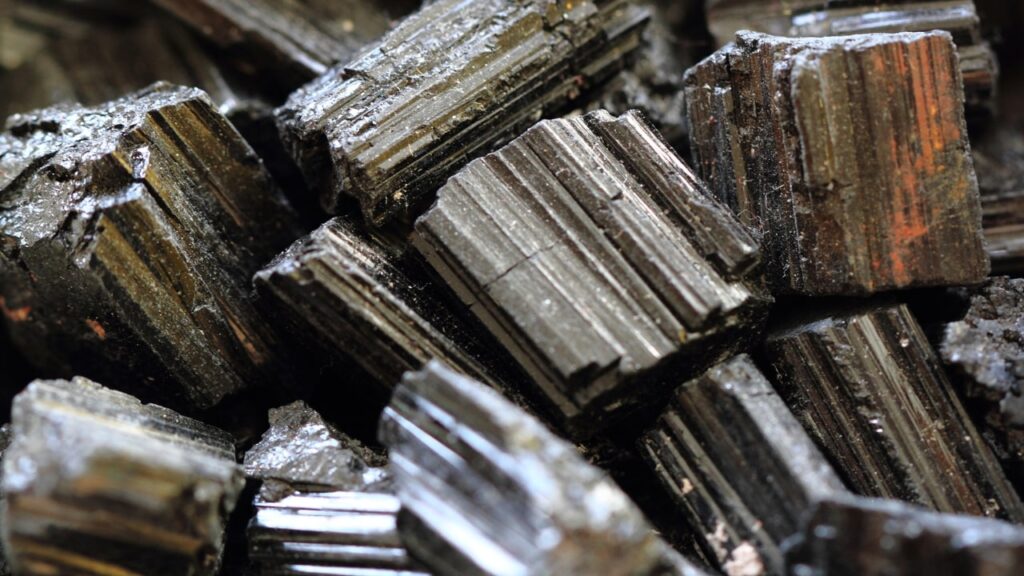 Black Tourmaline crystal for grounding and protection symbolism
