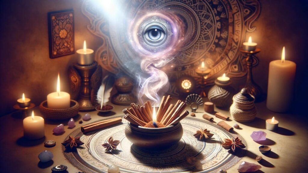 Cinnamon used for intuition and spiritual focus