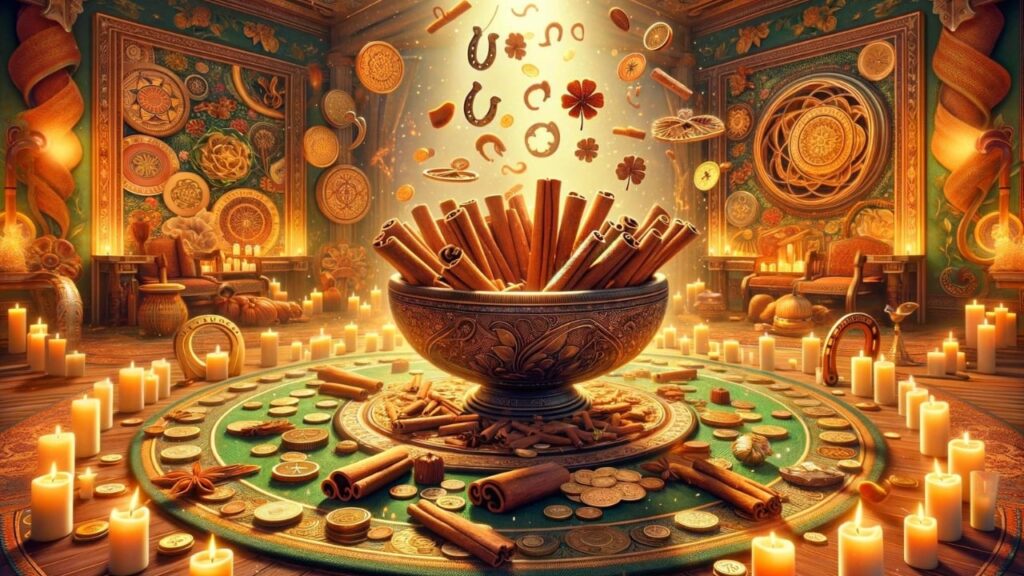 Cinnamon used in good luck and fortune rituals