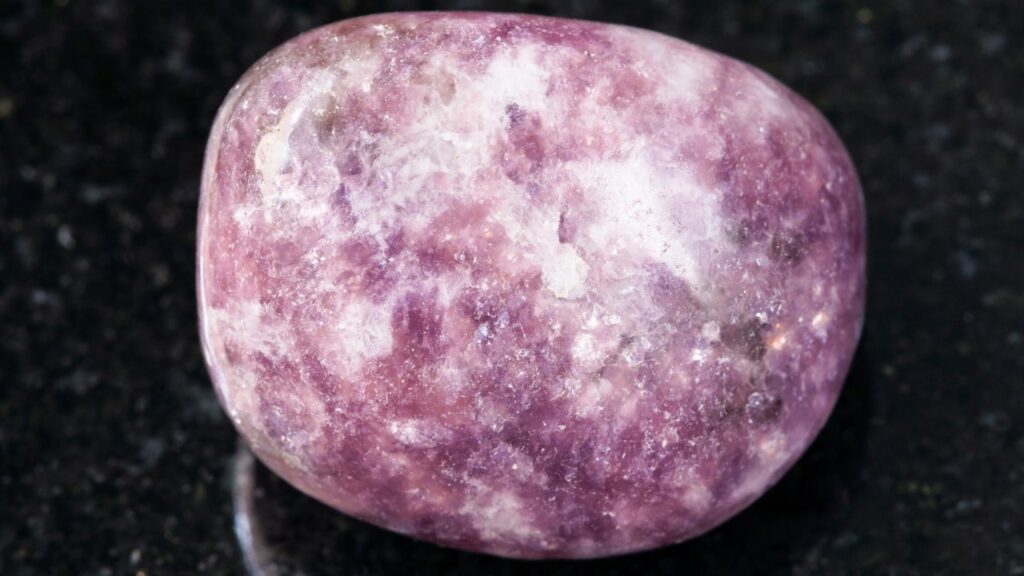 Lepidolite crystal for emotional balance and calm