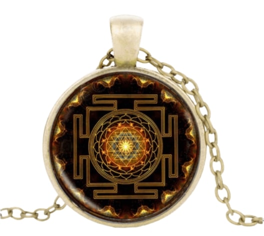 Manifest abundance pendant for spiritual manifestation practice