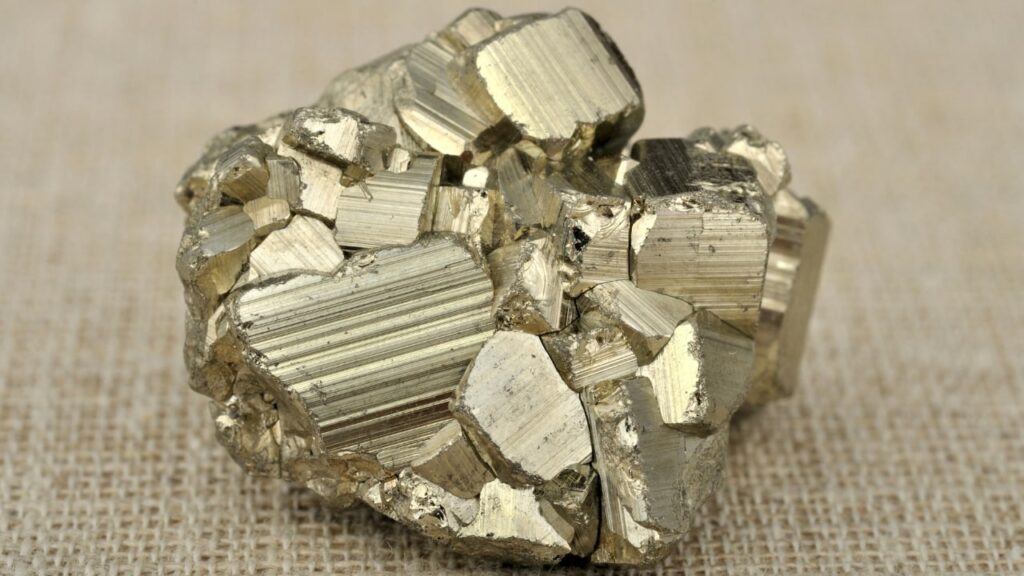 Pyrite crystal for prosperity and action-focused manifestation