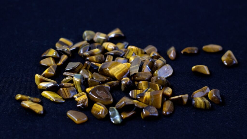 Tiger's Eye crystal for courage and grounding
