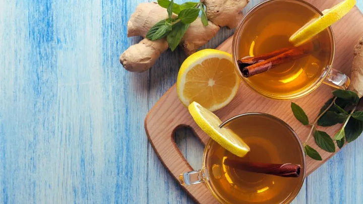 Lemon ginger and cinnamon tea for weight loss