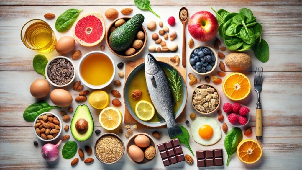 Skin friendly foods for belly creases
