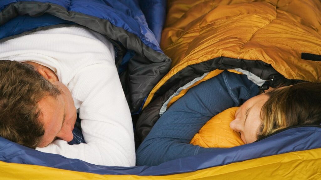Layering clothes for warm tent camping