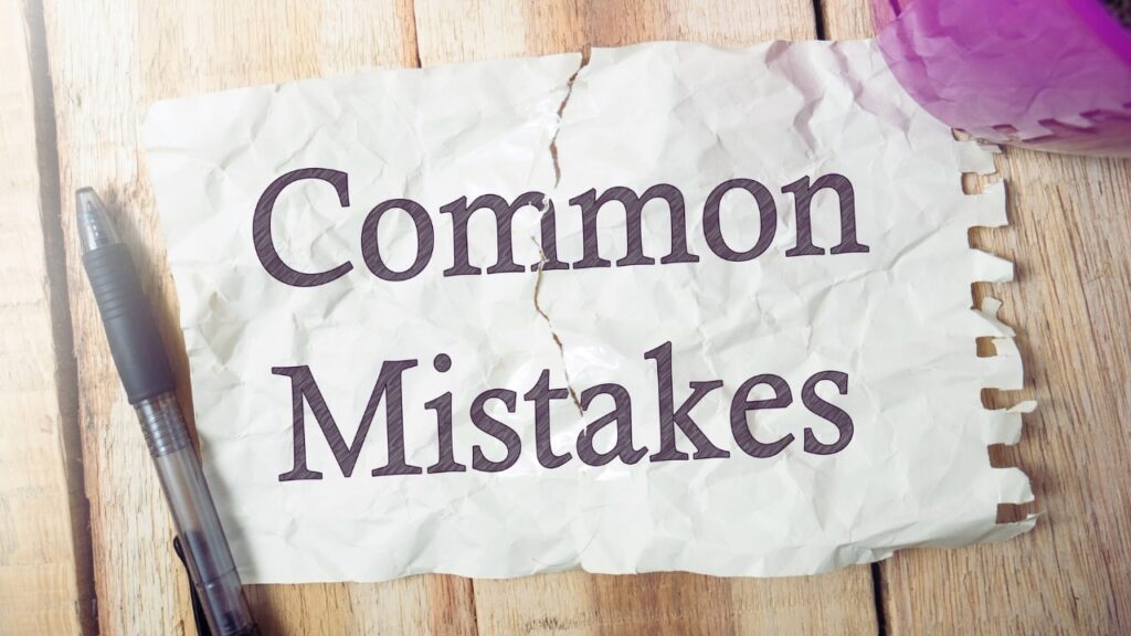 Common scripting mistakes