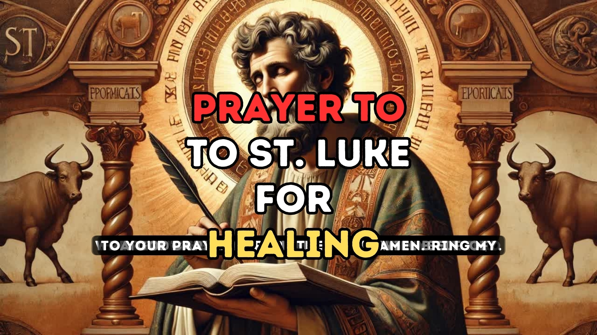 Healing Prayer To St. Luke – For Strength And Recovery