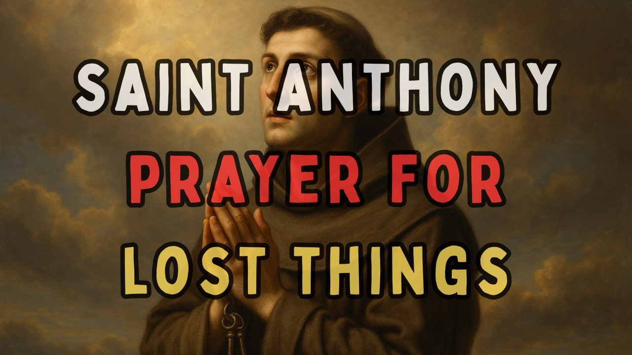Saint Anthony Prayer for Lost Things 🙏 Find What You Seek