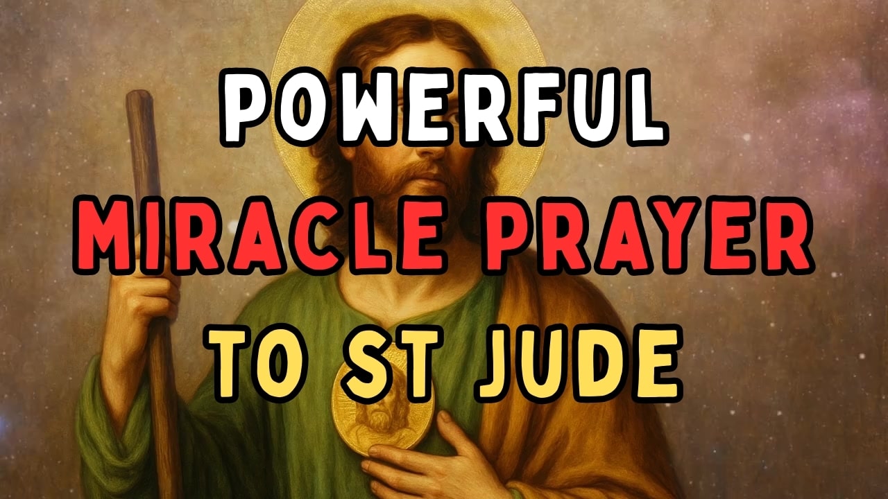 Powerful Miracle Prayer To St. Jude For Healing And Help