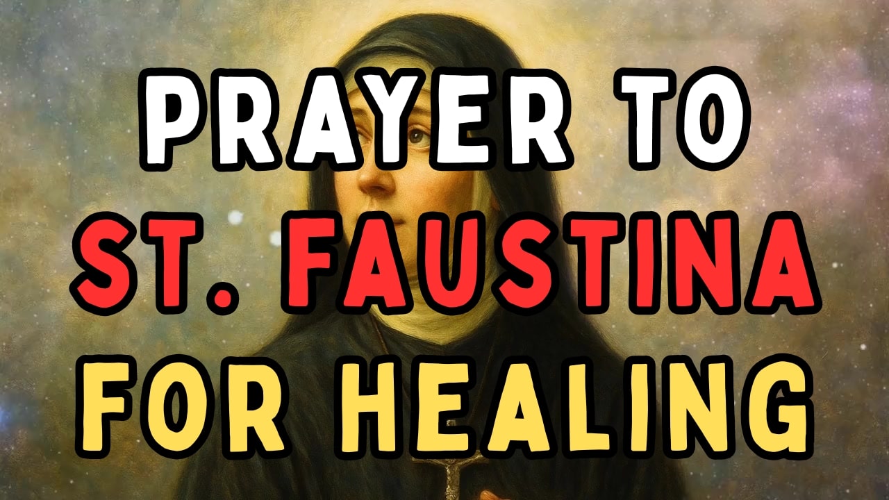 St. Faustina Prayer for Healing: Divine Mercy Prayer For The Sick