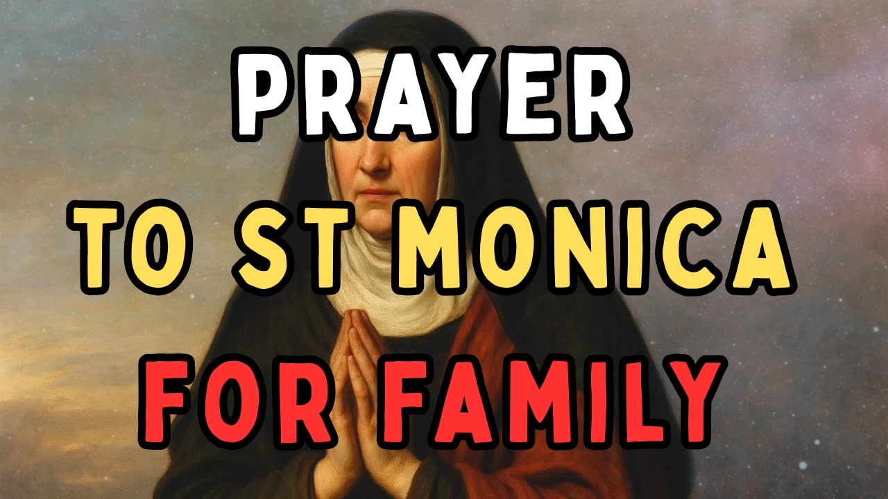 Prayer to St. Monica for Family Unity and Healing 🙏