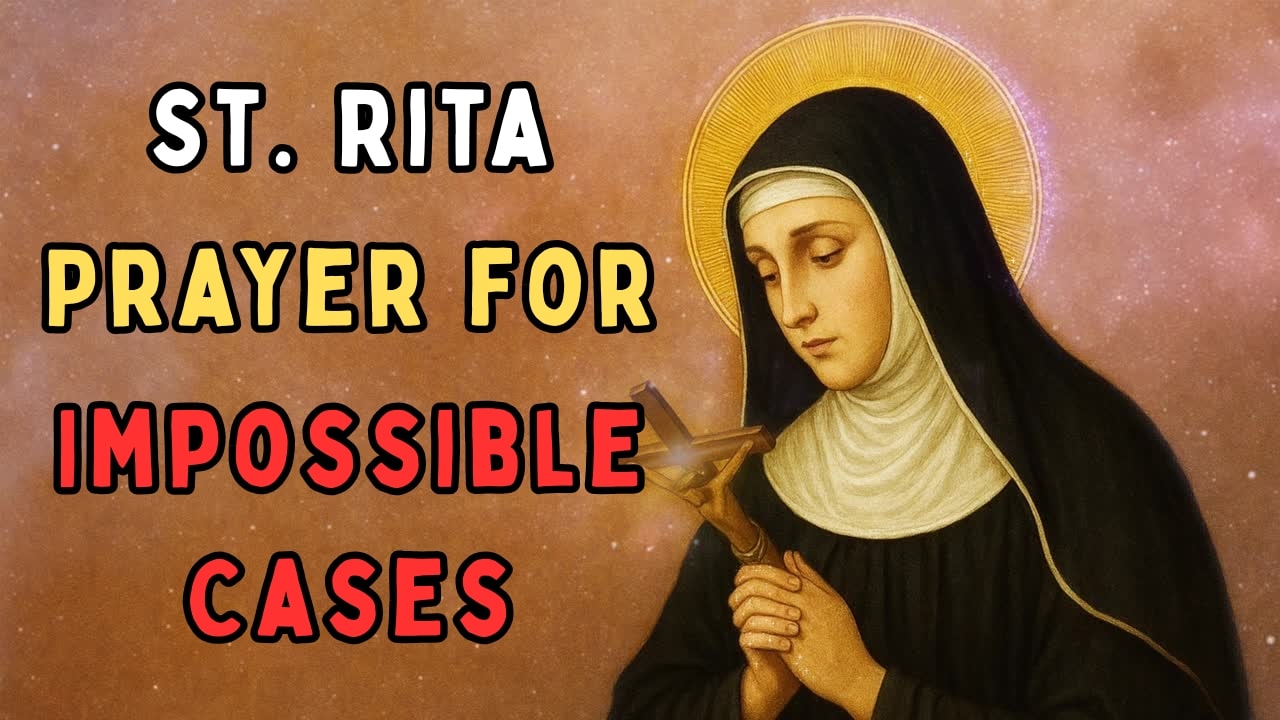 Prayer To St Rita For Impossible Cases | Powerful Prayer 🙏
